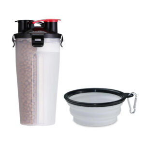 Recipiente 2 en 1 para mascotas