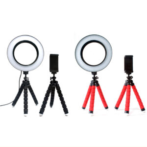 Aro de luz LED con tripié